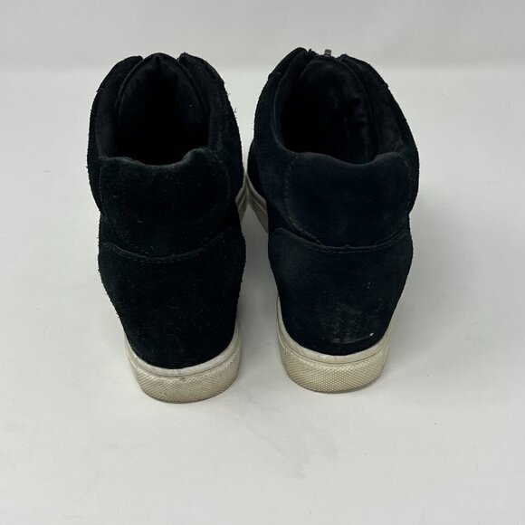 Blondo Glenda wedge sneakers black suede 6.5 women waterproof - Picture 6 of 13